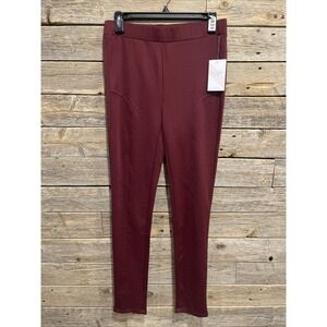 Kalani Hillier For Alyce Paris Women's Burgundy Leggings Size Medium Pants